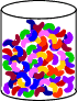 medium jar of beans